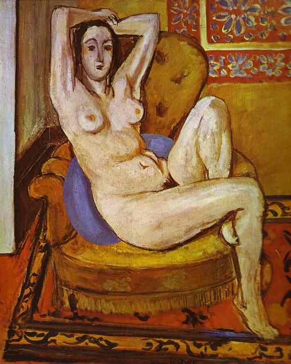 Henri Matisse Nude on a Blue Cushion